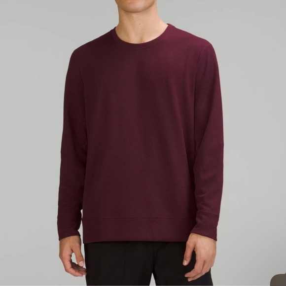 Lululemon Shift Stitch Crew Arctic Plum Men’s Sz Small - Picture 1 of 4